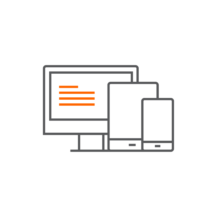 Website Development & Mobile App Icon